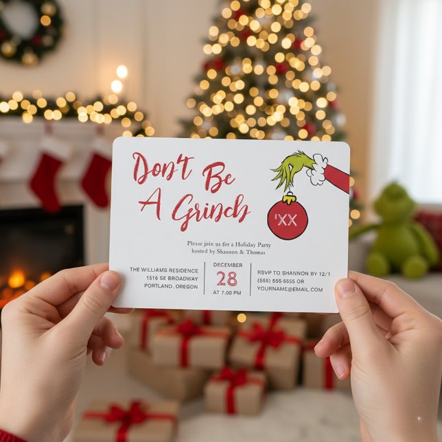 Dr. Seuss | Fiesta de Navidad: No seas un Grinch (Subido por el creador)