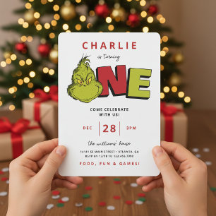 Dr. Seuss Grinch 1er Cumpleaños