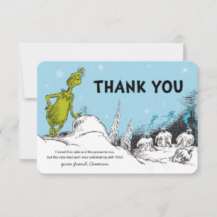 Dr. Seuss Grinch Invierno Cumpleaños Gracias