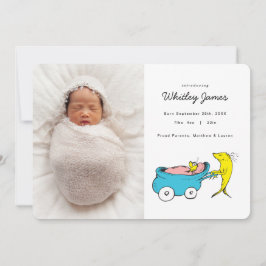 Dr. Seuss | Un pez - Anuncio de nacimiento de un n