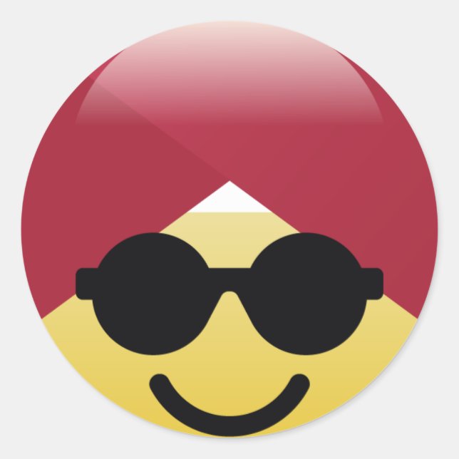 Dr. Social Media Gafas de sol Pegatina de Emoji tu (Anverso)