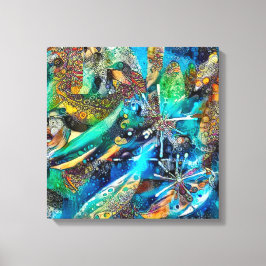 Dracaena Resumen Impresión de lienzos estirados en