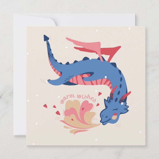 Drache, herzliche Wünsche. (Anverso)