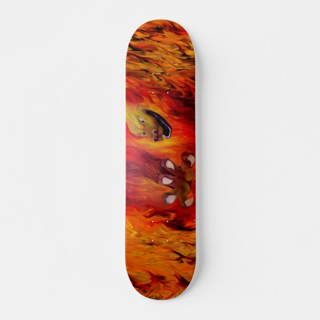 Drachenkralle - Skateboard Red Dragon (Anverso )