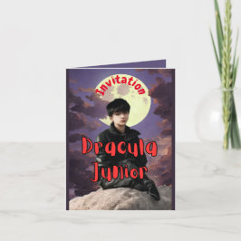 Drácula Junior - Invitación doblada