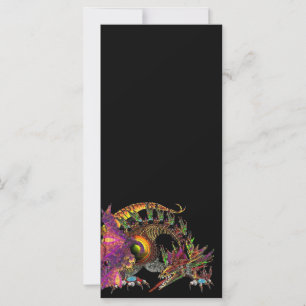 DRAGO / DRAGÓN DE ORO FANTASÍA EN PURPÓN Y NEGRO