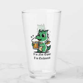 Dragón Adorable Bebiendo Cerveza