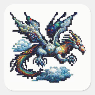 Dragon Air Elemental Square Pegatina