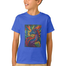 Dragón arcoiris Aventura camiseta gráfica para niñ