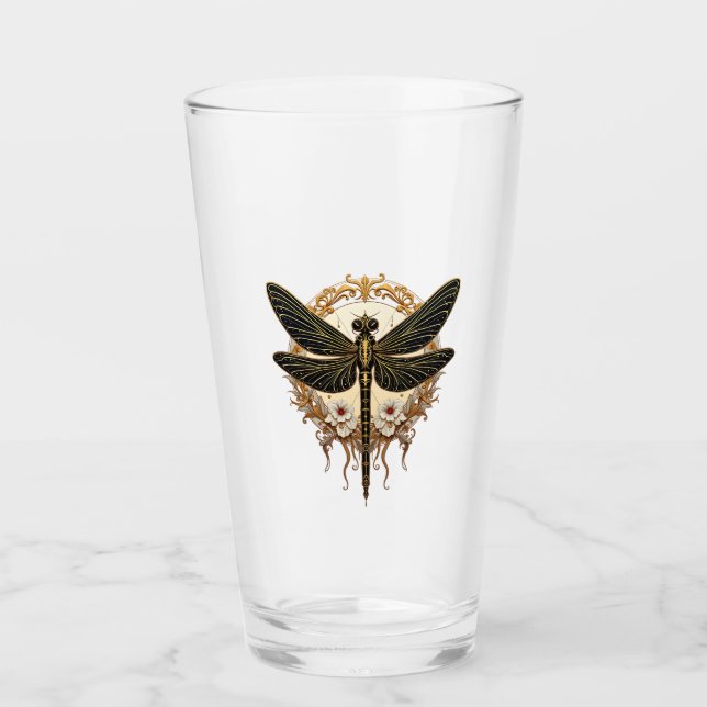 Dragón Art Nouveau Elegante Steampunk (Anverso)