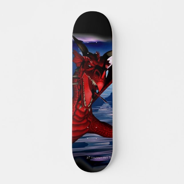 Dragon Attack 3D Fantasy Skateboard (Anverso )