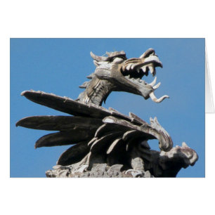Dragón, Ayuntamiento, Cardiff, Gales, Reino Unido