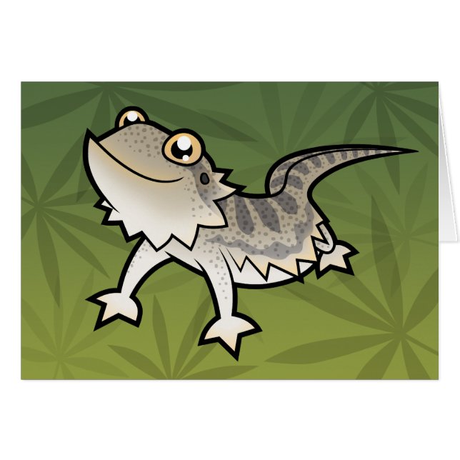 Dragón barbudo del dibujo animado/dragón de Rankin (Anverso (Horizontal))