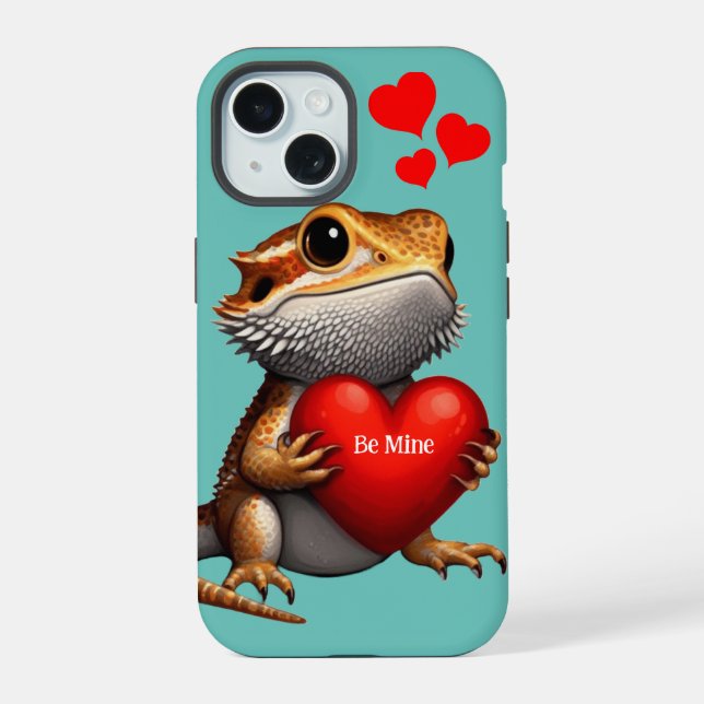 Dragón Barbudo Dulce San Valentín Verde (Reverso )