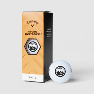 Dragón blanco Callaway Warbird pelotas de golf 3 p