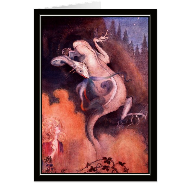 Dragón Blanco por Florence Mary Anderson (Frente)