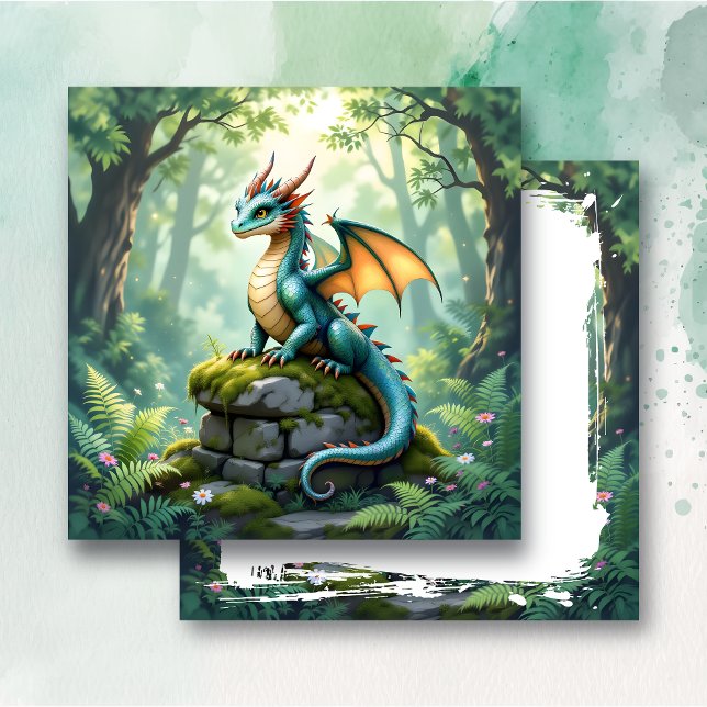 Dragón caprichoso en piedra antigua (Subido por el creador)