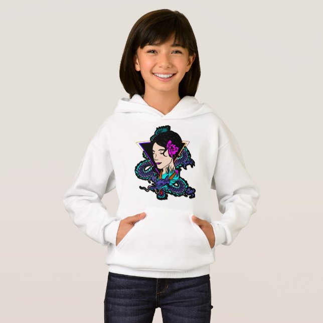 Dragon Chica Pullover Hoodie (Anverso completo)