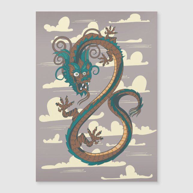 Dragón chino (Anverso)