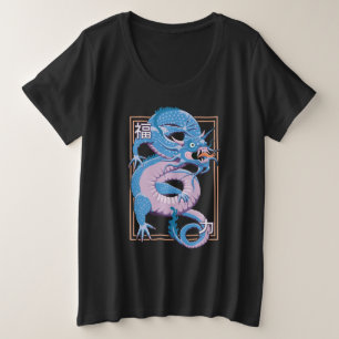 Dragón chino azul