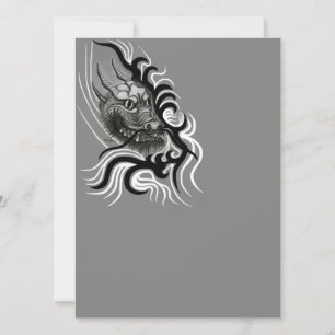 Dragón chino en tatuaje