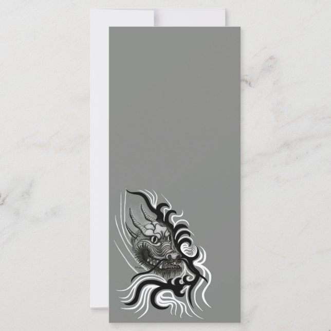 Dragón chino en tatuaje (Anverso)