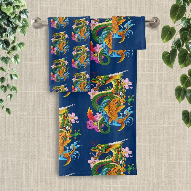 Dragón chino verde Koi (Subido por el creador)