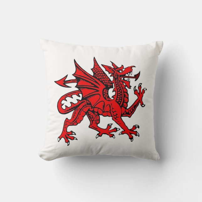Dragón Cojín decorativo (Anverso)