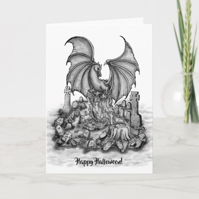 Dragón con zombi (Anverso)