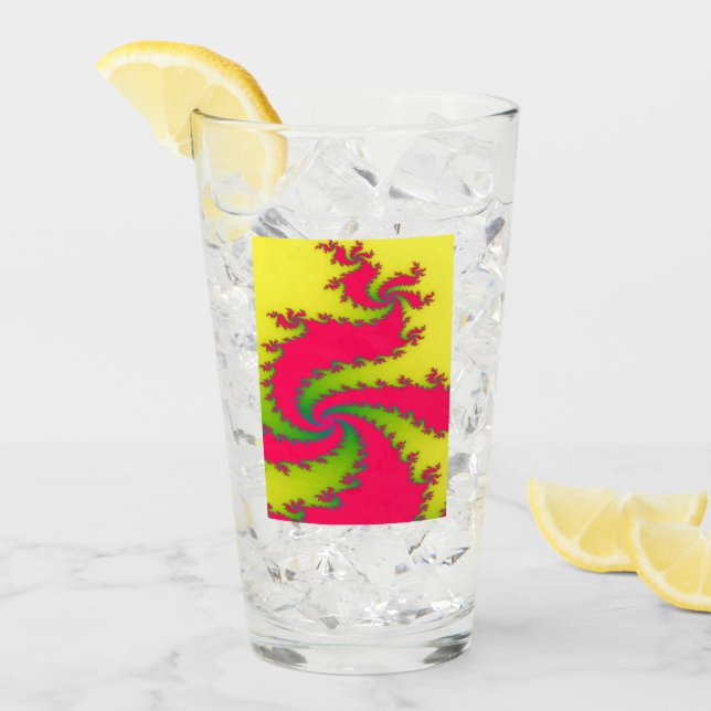 Dragón de Año Nuevo chino fractal (Anverso (hielo))