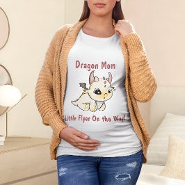 Dragón de bebé pastel amarillo rojo mamá camiseta