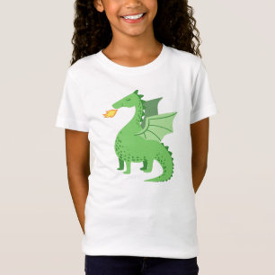 Dragón de camisetas de chicas