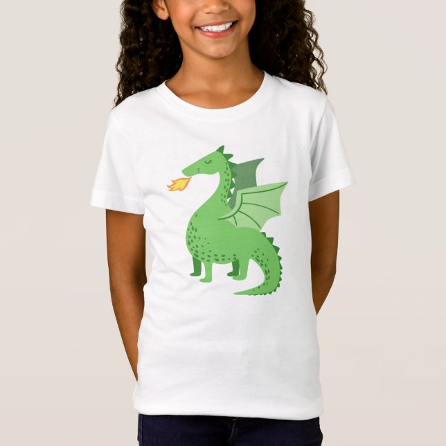 Dragón de camisetas de chicas (Anverso)