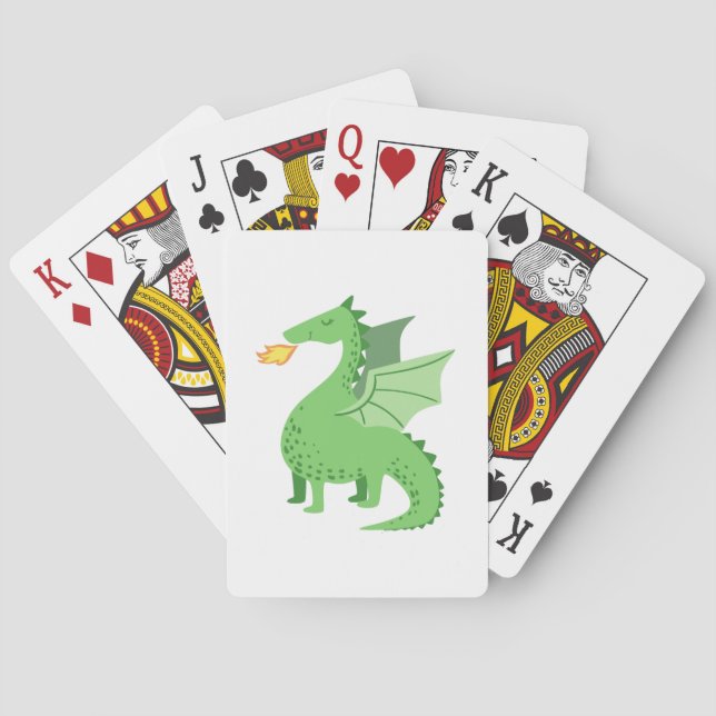 Dragón de cartas de juego (Reverso)