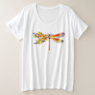 Dragón de flores amarillas