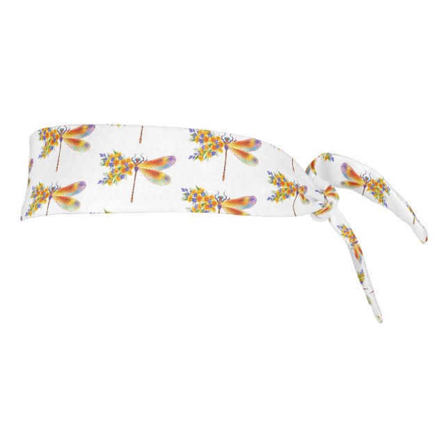 Dragón de flores amarillas (Girar 90)