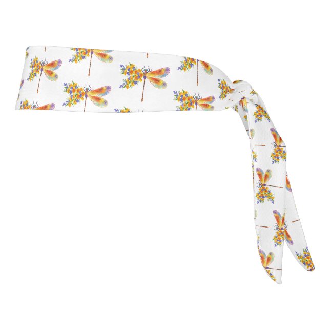 Dragón de flores amarillas (Girar 90)