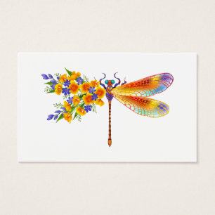 Dragón de flores amarillas