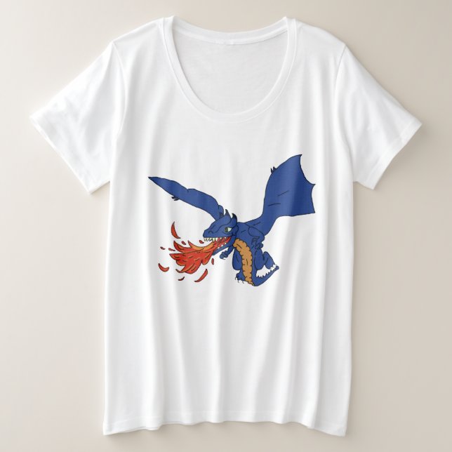 Dragón de fuego (Anverso del diseño)