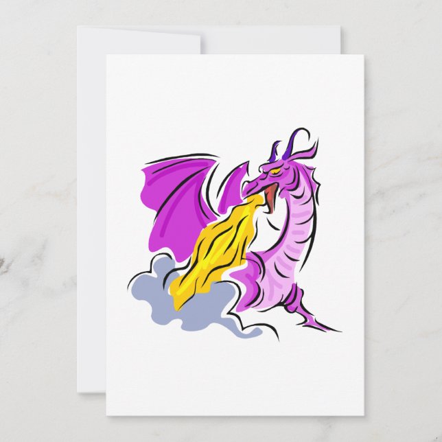 Dragón de Fuego furioso (Anverso)