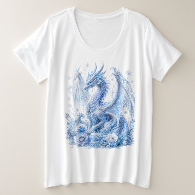 Dragón de Hielo Majestuoso  (Anverso del diseño)