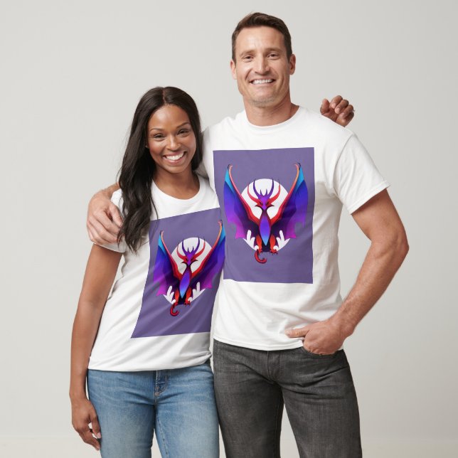 Dragón de la camiseta con logotipo (Unisexo)