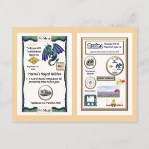 Dragón de mesa periódico - Tarjeta de molibdeno