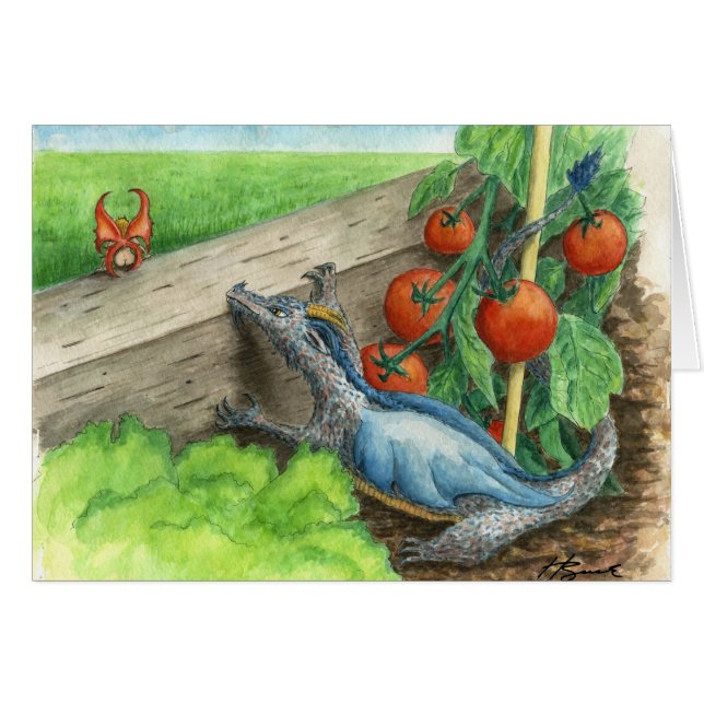 Dragón del jardín (Anverso (Horizontal))