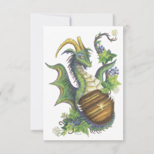 Dragón del ojo del tigre - tarjeta