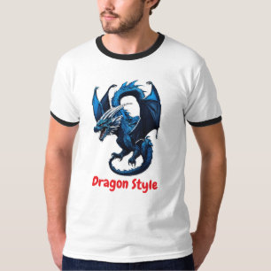 Dragón: Diseño de camisetas Skyborne Fury Ringer