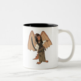 Dragón dos del pirata - taza del tono
