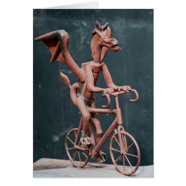 Dragón en bicicleta (Frente)