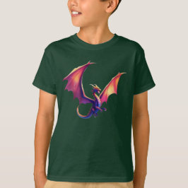 Dragón en camiseta de vuelo