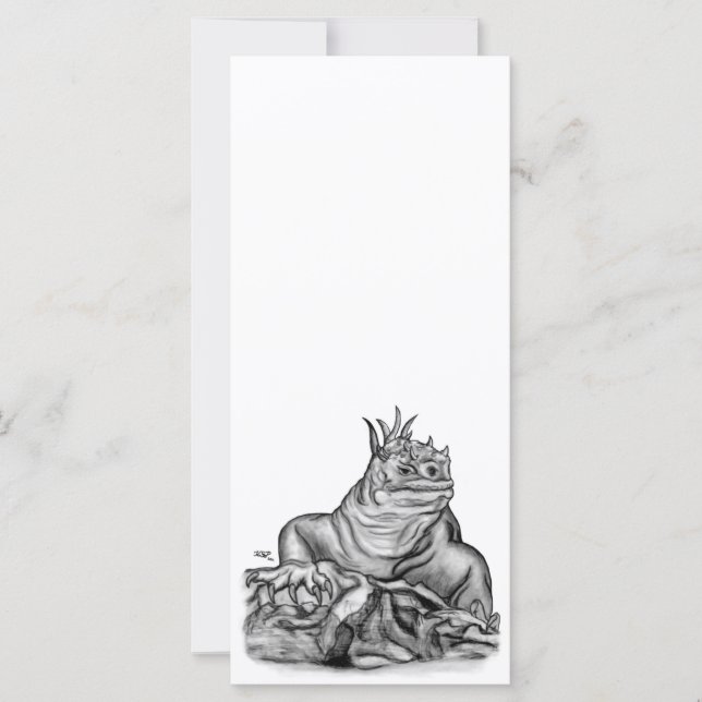 Dragón en la roca (Anverso)